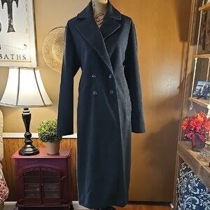 NWOT OLD NAVY Heather Grey Double Breasted Coat Size 6 Tall